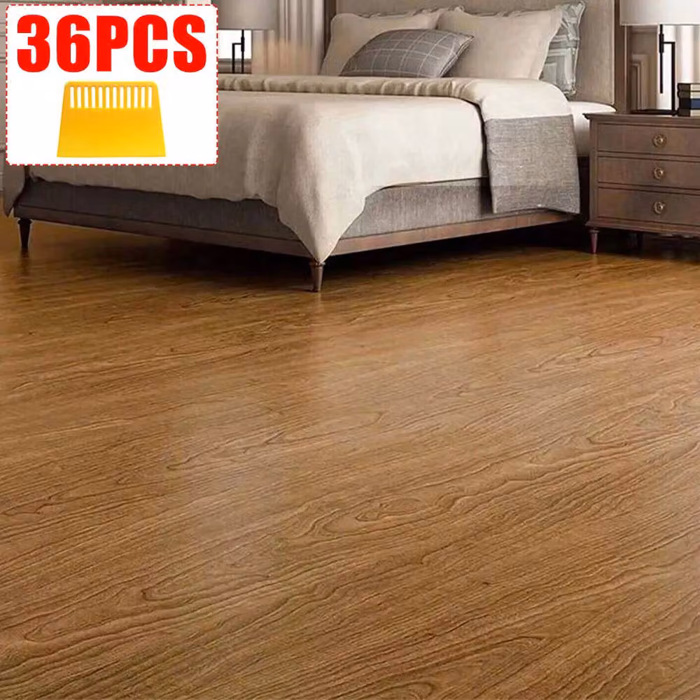 Ventryn Brown Wood Effect Self-Adhesive Vinyl Plank Flooring, 5m² – 3