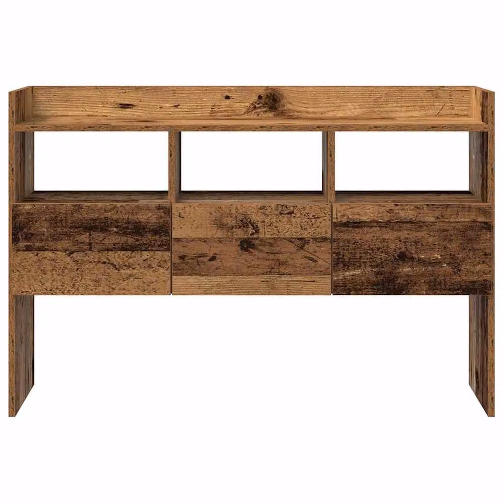 Berkfield Home Old Wood Sideboard in Brown, Engineered Wood, W: 105 cm, D: 30 cm, H: 70 cm – 3