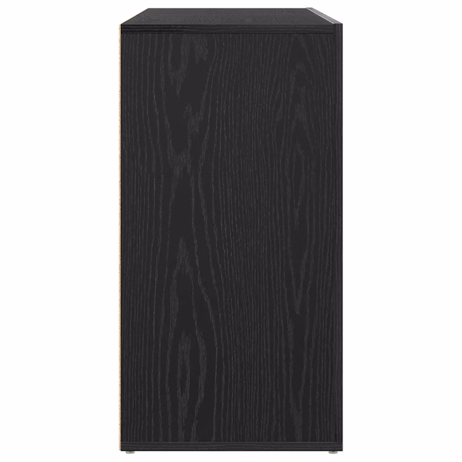 Berkfield Home Modern Sideboard in Black Oak and Anthracite, W/D/H: 120 x 36 x 69 cm – 3