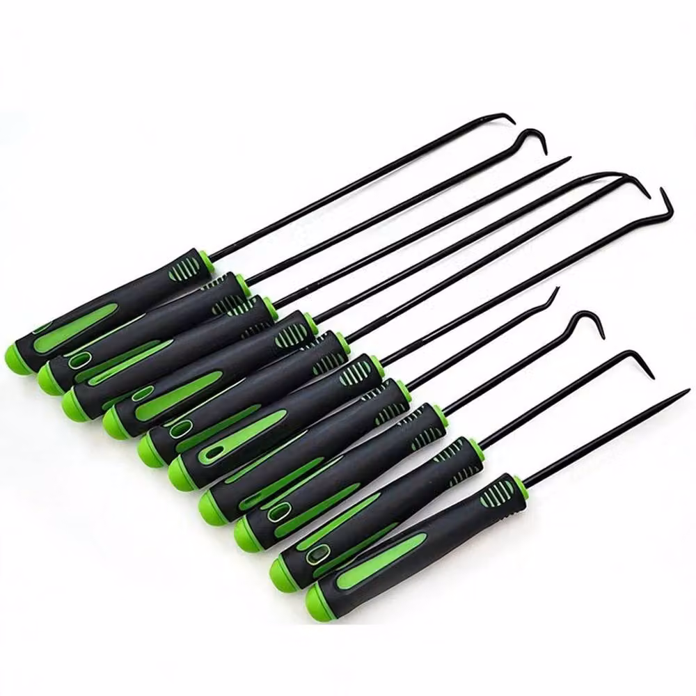VOGREX 10-Piece Green O-Ring Hook Pick Removal Tool Set, Length: 24 cm – 4