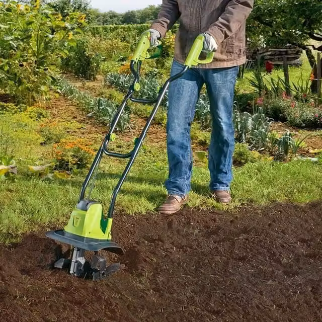 Garden Gear 1050W Electric Tiller in Green