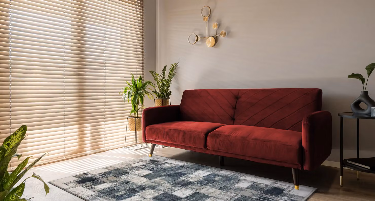 RugsX Distin Vintage Modern Blue Rectangular Rug W: 120 cm, L: 170 cm – 2