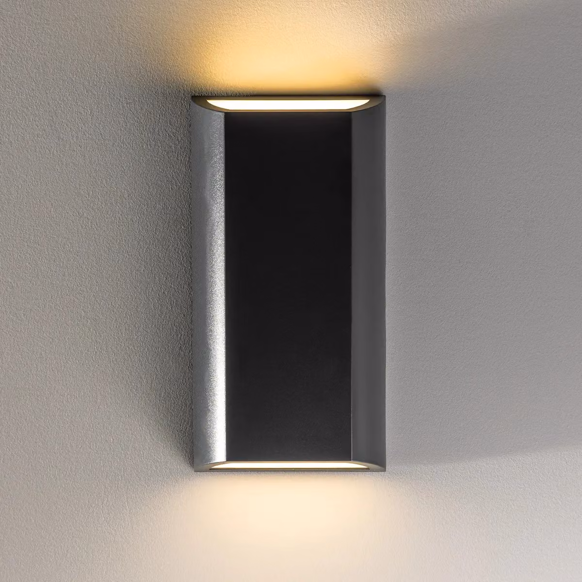 CGC Lighting Wilma Rectangular Up and Down Outdoor Wall Light in Grey – 3
