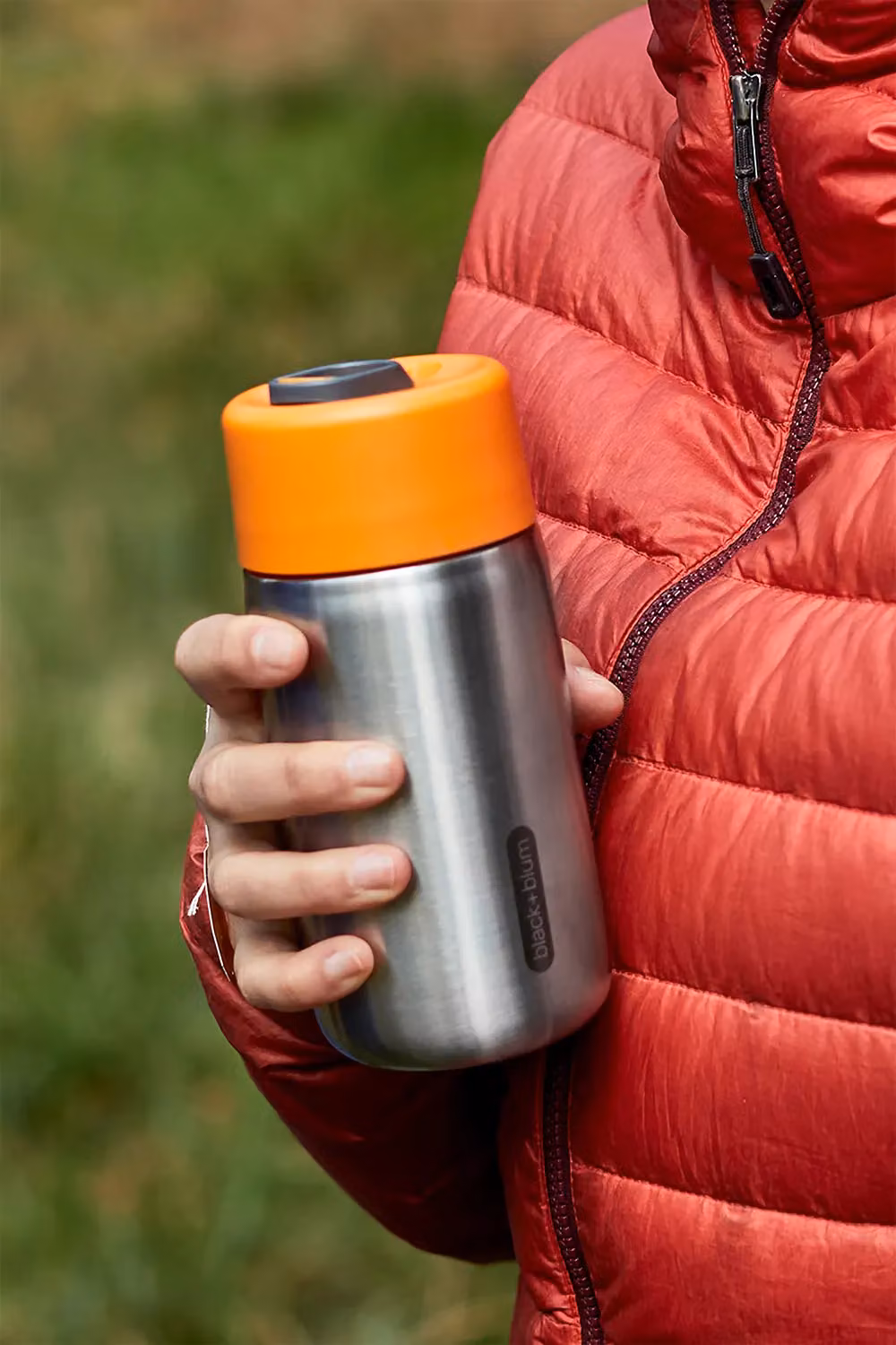 Black + Blum Insulated Travel Cup in Orange and Black – 6