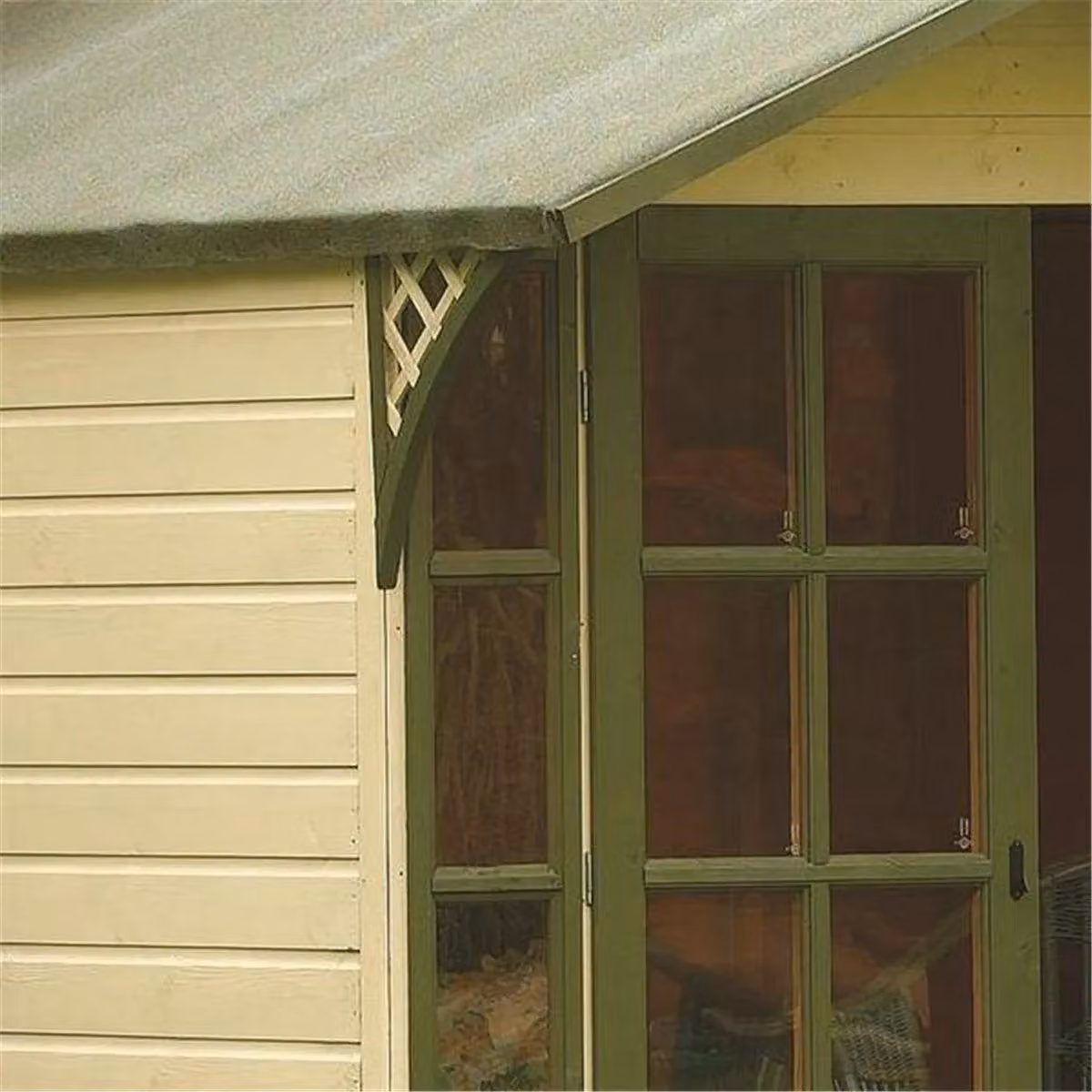 Cheshire 7 x 7 Wood Garden Summerhouse in Natural Brown – 3