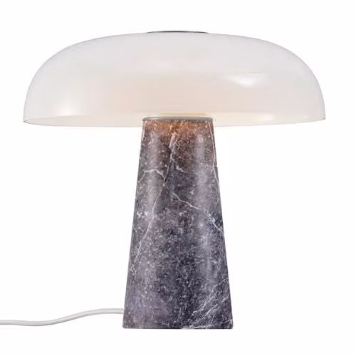 Nordlux Modern Grey Marble Table Lamp with E27 Bulb Socket