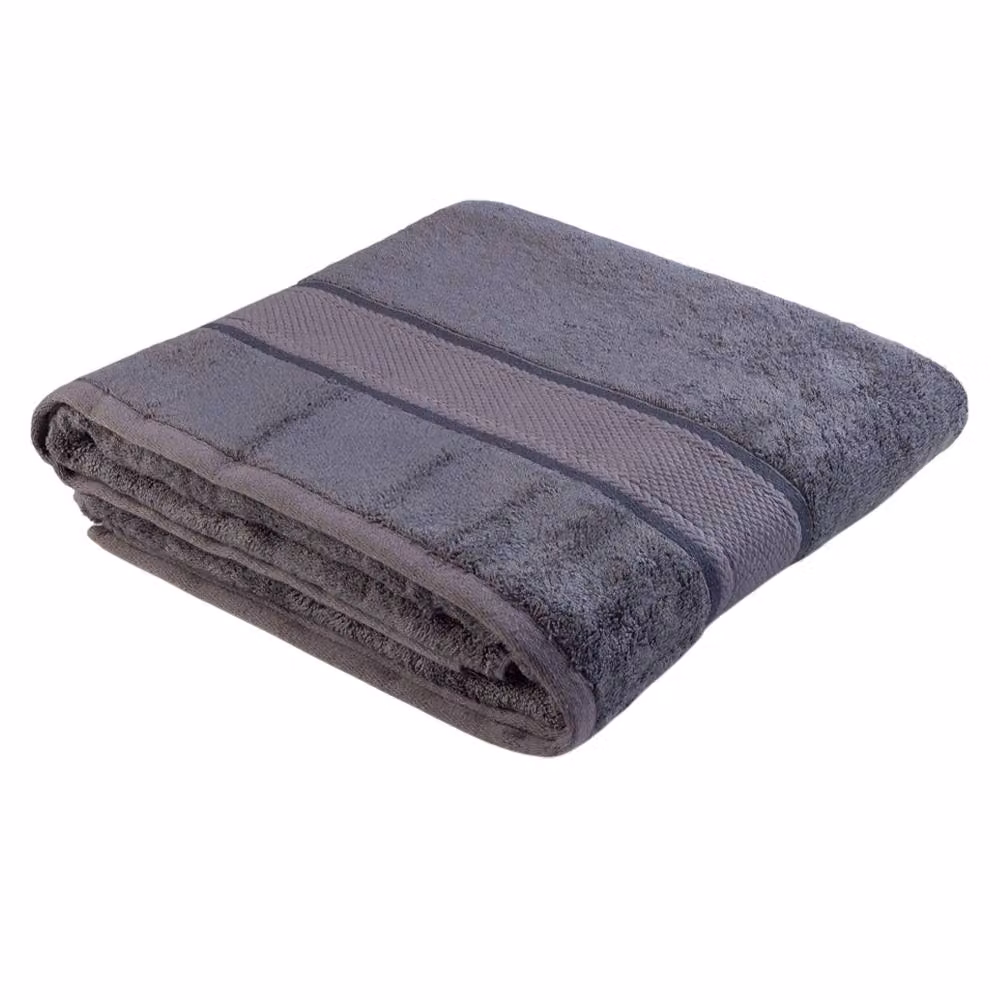 ARTG Fluffy Bamboo and Cotton Beach Towel in Dark Grey – 2