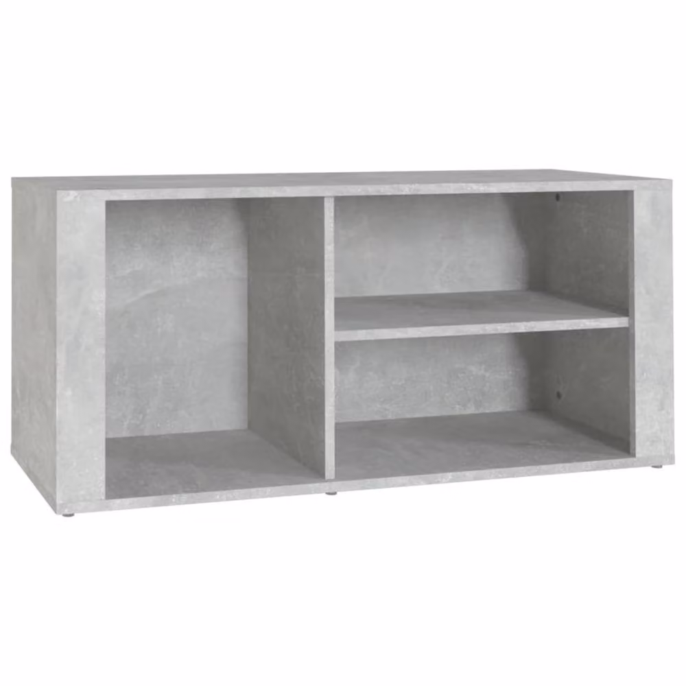Berkfield Home Modern Grey Shoe Cabinet W/D/H: 100 x 35 x 45 cm – 2