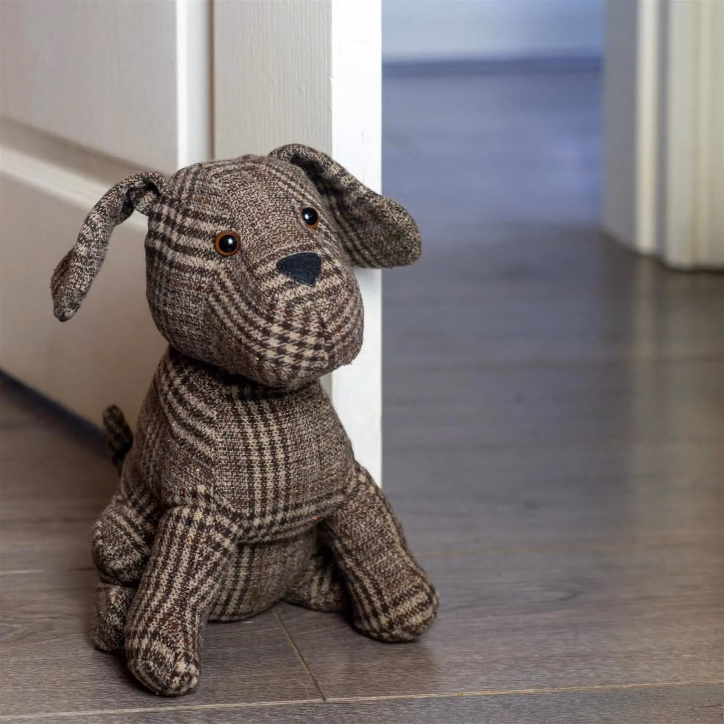 Nicola Spring Milo The Dog Door Stops, Brown, Pack of 2, H 19 x W 26.5 cm – 8
