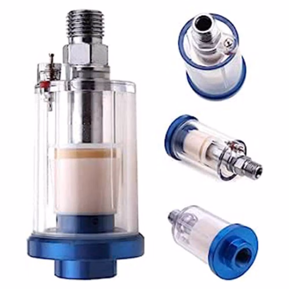 FLAVORA 4-Piece Air Filter Water Trap Kit in Transparent, W/D/H: 10000 x 520 x 520 mm – 3