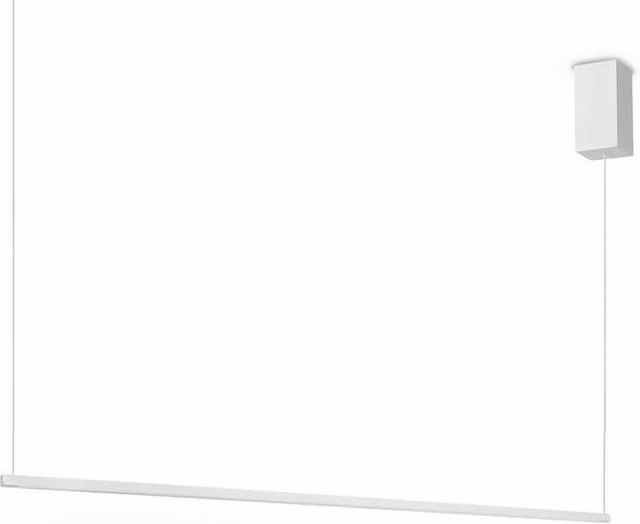 Netlighting Essence Bar Pendant Ceiling Light in White with 1x LED, 2250lm, 3000K Warm White