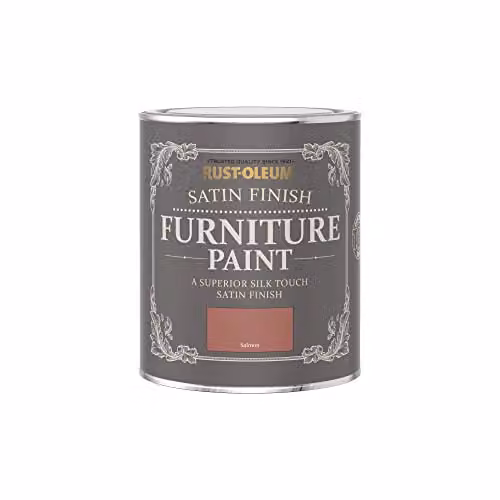 Rust-Oleum Salmon Pink Satin Furniture and Skirting Board Paint, 750ml – 3