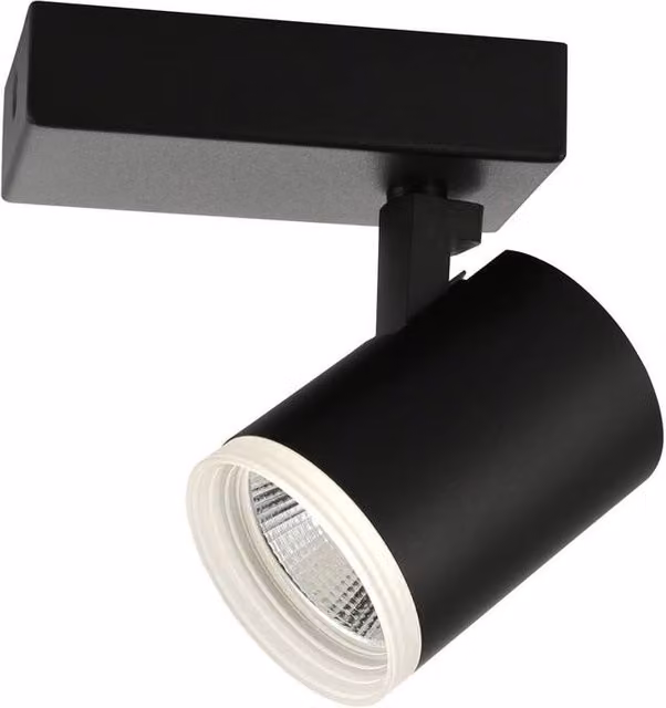Netlighting Helvia Modern Single LED Ceiling Spotlight, 4000K, Black