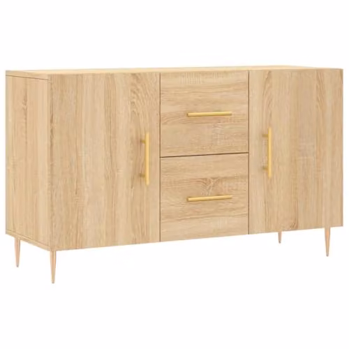 vidaXL Modern Sideboard in Brown, W/D/H: 100 x 36 x 60 cm