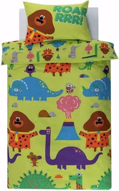 Hey Duggee Childrens Character Duvet Cover Set, Multicolour and Yellow