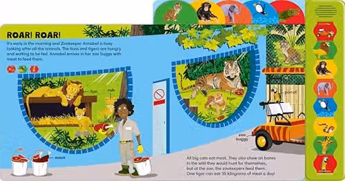 Ladybird Zoo Hullabaloo! Ladybird Big Noisy Sound Book, Multicolour – 2