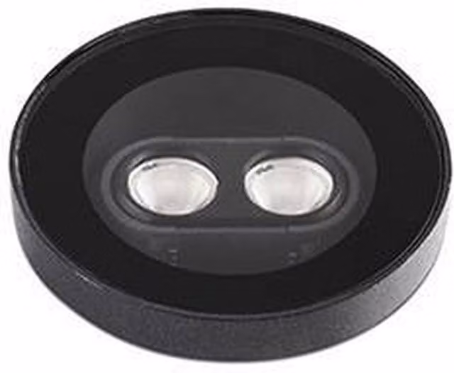 Faro Tras Adjustable Outdoor LED Recessed Ground Light, Black, 4W, 3000K, IP67