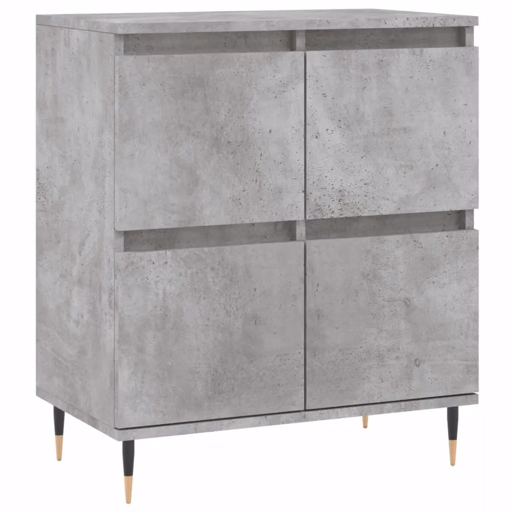 Berkfield Home Modern Sideboard in Concrete Grey, W/D/H: 60 x 35 x 70 cm – 2