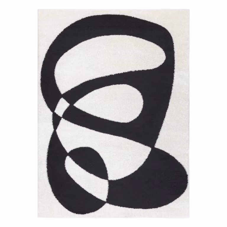 RugsX Mode Geometric Scandinavian Rug in Yellow and Multicolour, W/D/H: 150 x 80 x 1.5 cm
