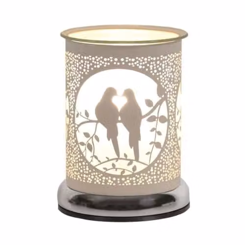 Aroma Accessories White Doves Ceramic Electric Touch Wax Melter, Height: 17 cm – 1