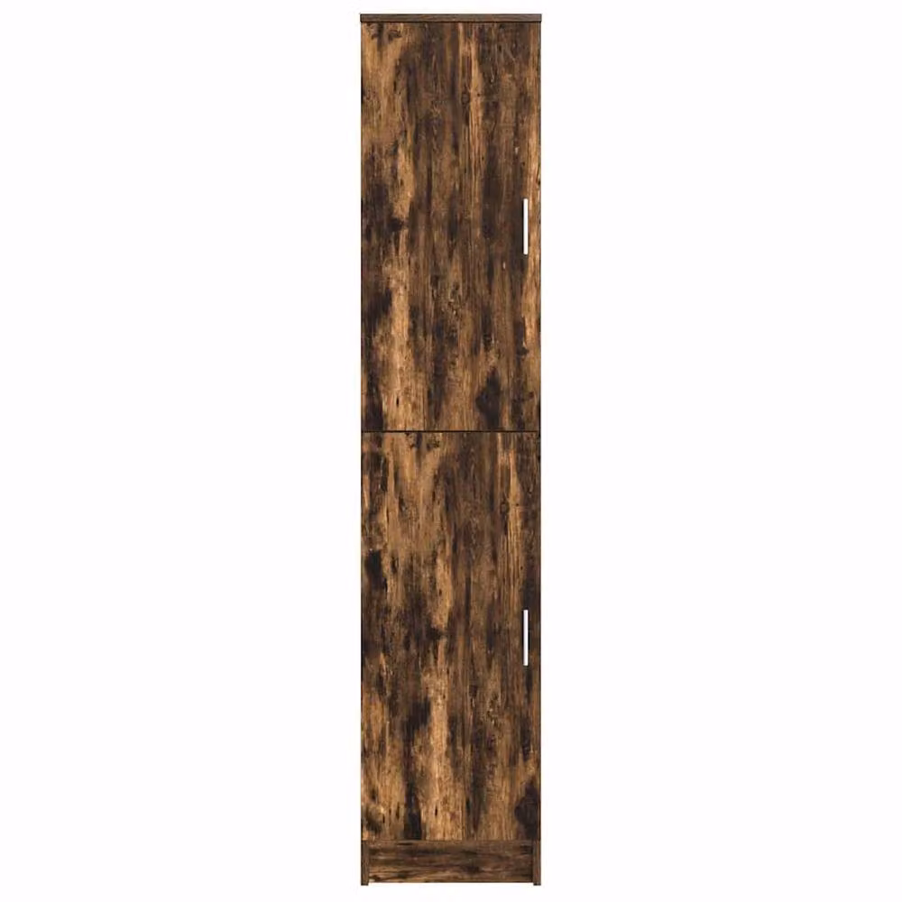 Berkfield Home Large Buffet Cabinet in Smoked Oak Brown Engineered Wood – 3
