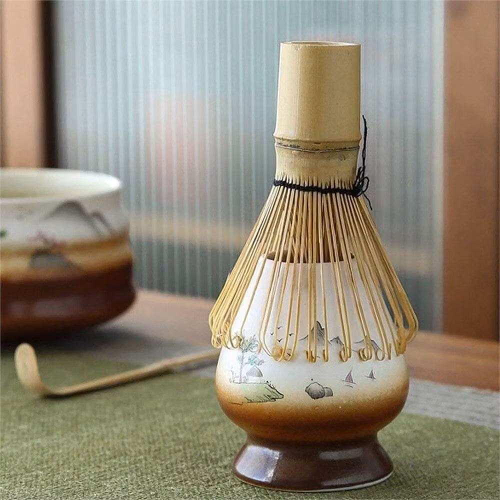 Nordara Multicolour Bamboo Matcha Whisk Set, 100g – 4