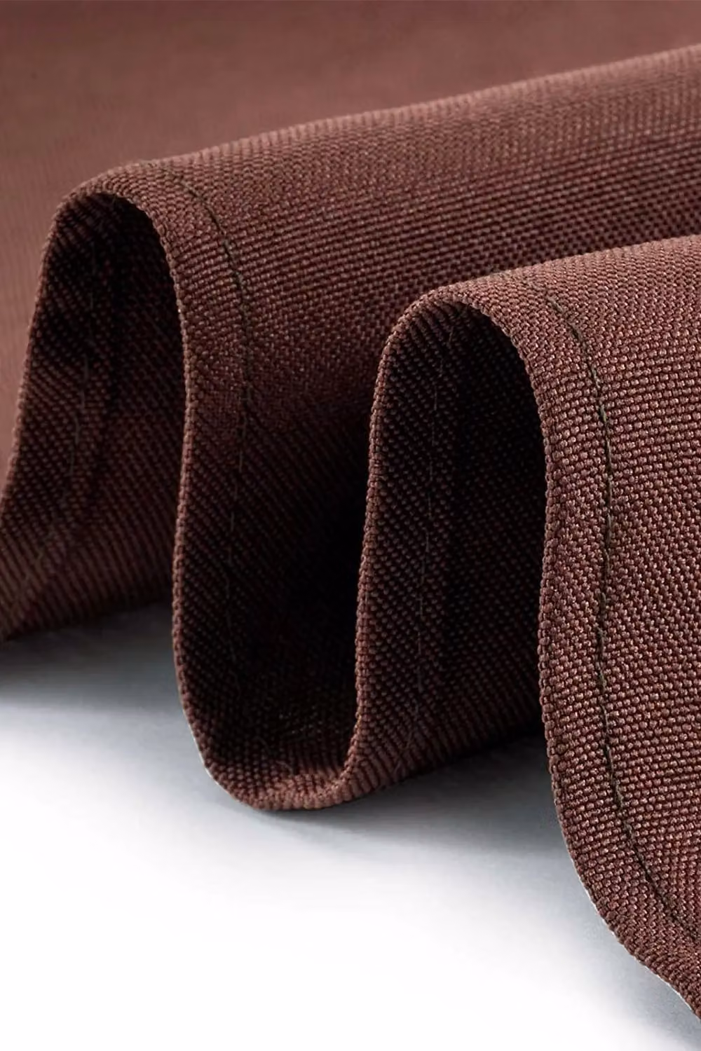 Neel Blue Reusable Polyester Table Napkins in Chocolate, W/D/H: 50 x 50 x 0 cm – 3