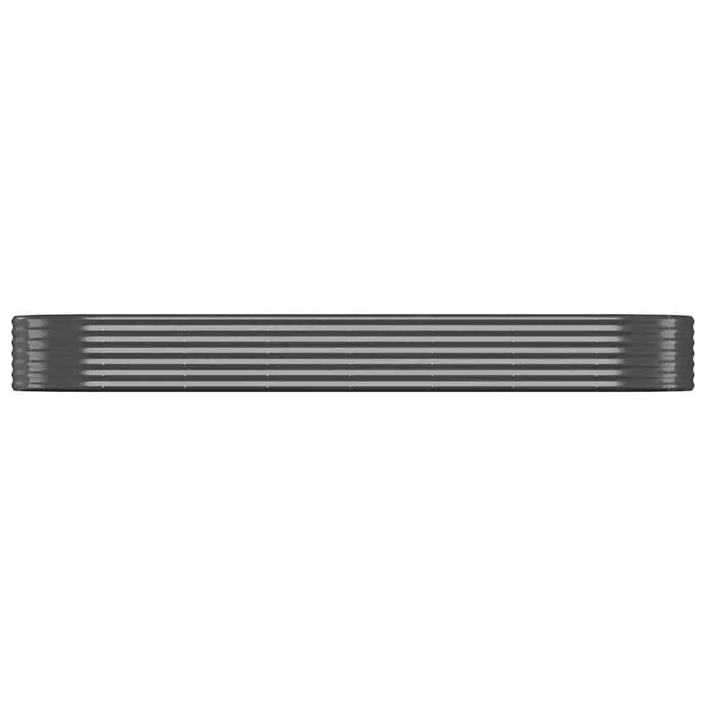 Berkfield Home Garden Powder-coated Steel Raised Bed, Anthracite, W/D/H: 322 x 100 x 36 cm – 3