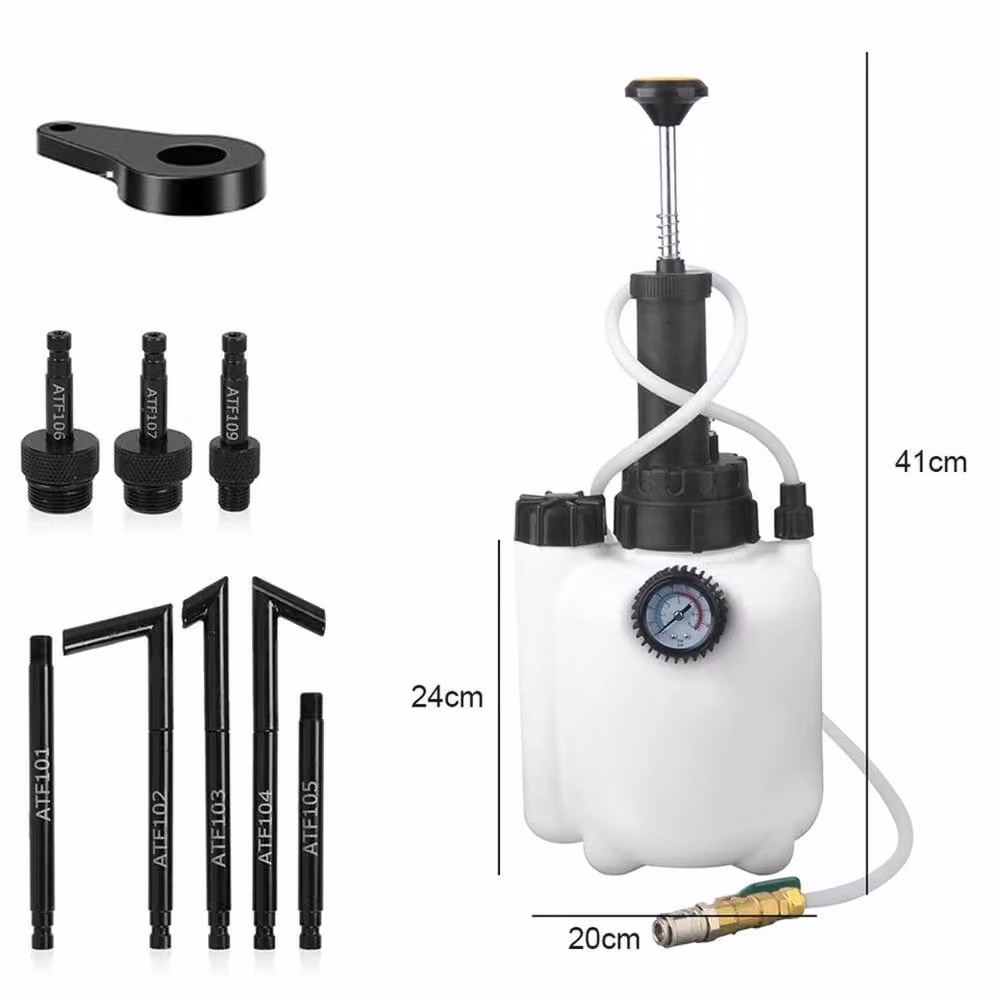 NESTLUNE 3L Manual Gearshift Transmission Fluid Transfer Pump in White – 3