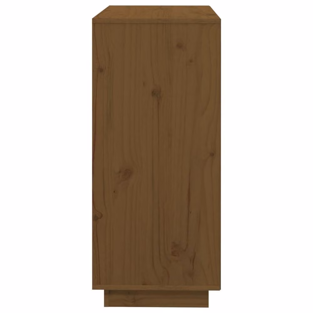 Berkfield Home Sideboard in Honey Brown Solid Pine Wood, W/D/H: 74 x 35 x 80 cm – 4
