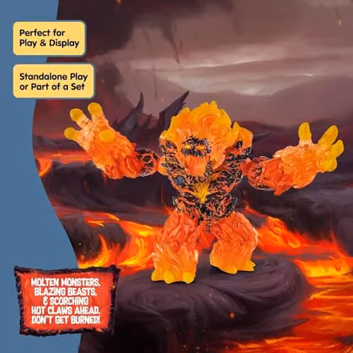 Schleich Eldrador Lava Smasher Orange Fully Articulated Fantasy Toy Figurine – 5