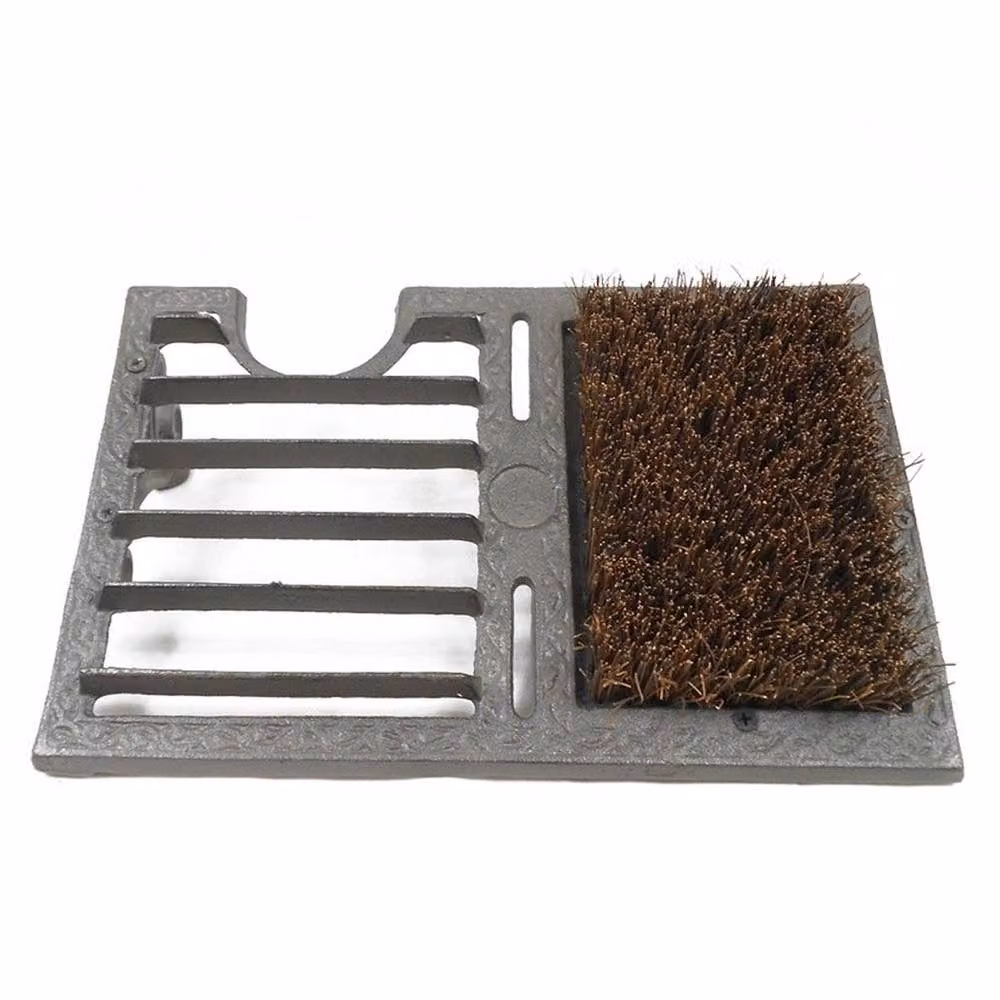Minster Cast Iron Boot Brush with Scraper, Grey, L10 x W22 x H34 cm – 2