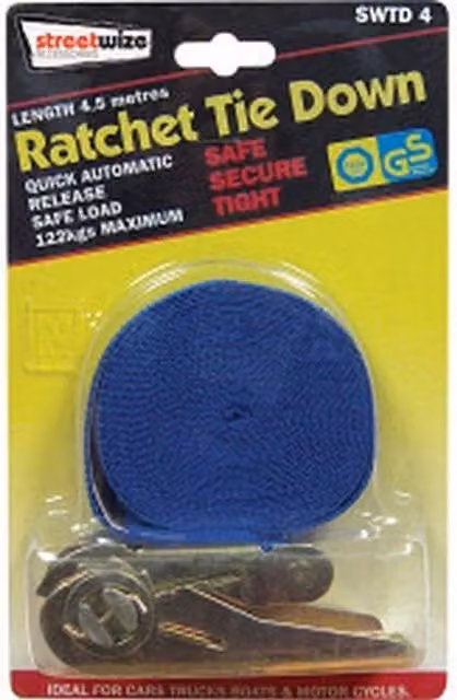 Streetwize Blue Cam Buckle Tie Down