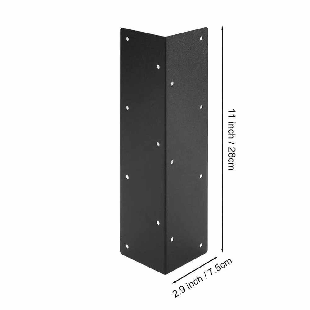 KORVIXA Rustic Steel Raised Flower Bed Through Planter Box for Vegetable Gardens, Black, W: 100 cm, D: 50 cm, H: 28 cm – 2