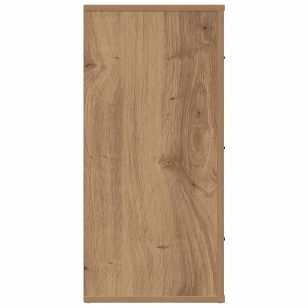 Berkfield Home Artisan Oak Sideboard in Brown, W/D/H: 80 x 33 x 70 cm – 2