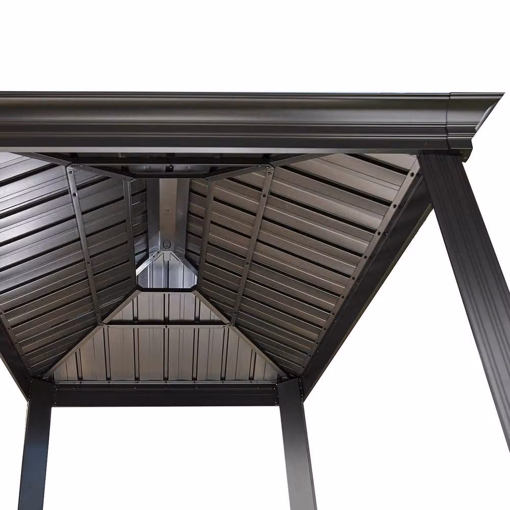 Sojag Messina BBQ Shelter in Anthracite, W/D/H: 291.59 x 178.66 x 262 cm – 3