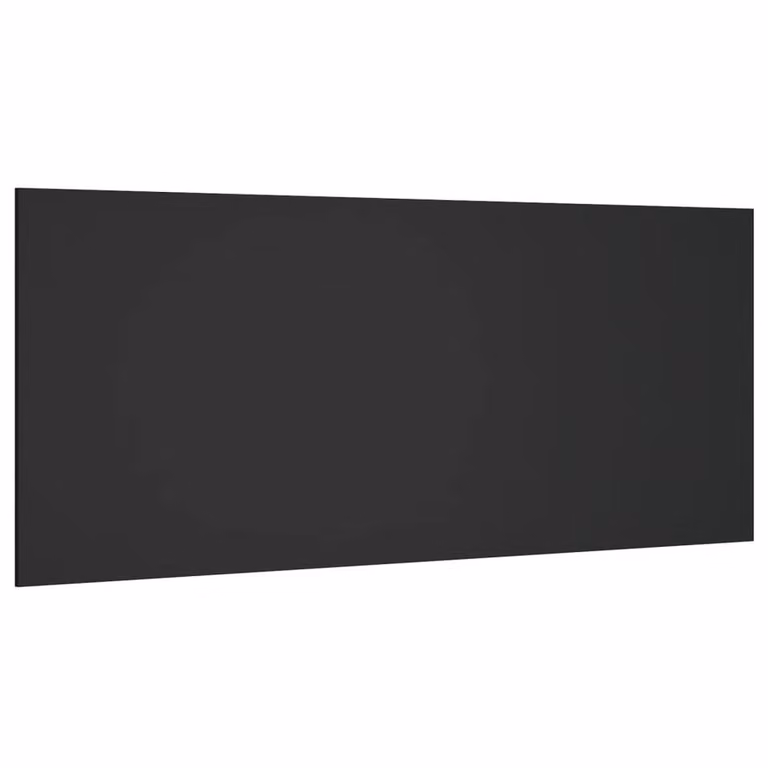 Berkfield Home Stylish Bed Headboard in Black, W: 200 cm, D: 1.5 cm, H: 80 cm
