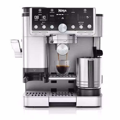 Ninja Luxe Café Pro Series ES701UK 3-in-1 Coffee Machine with Integrated Scale and Cold Brew Function, Silver – 1