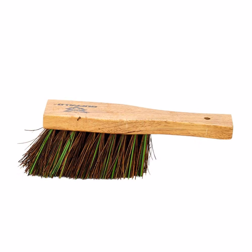 Buffalo Stiff Bassine Mix Churn Hand Brush with Natural Wood and Multicolour Fibres – 2