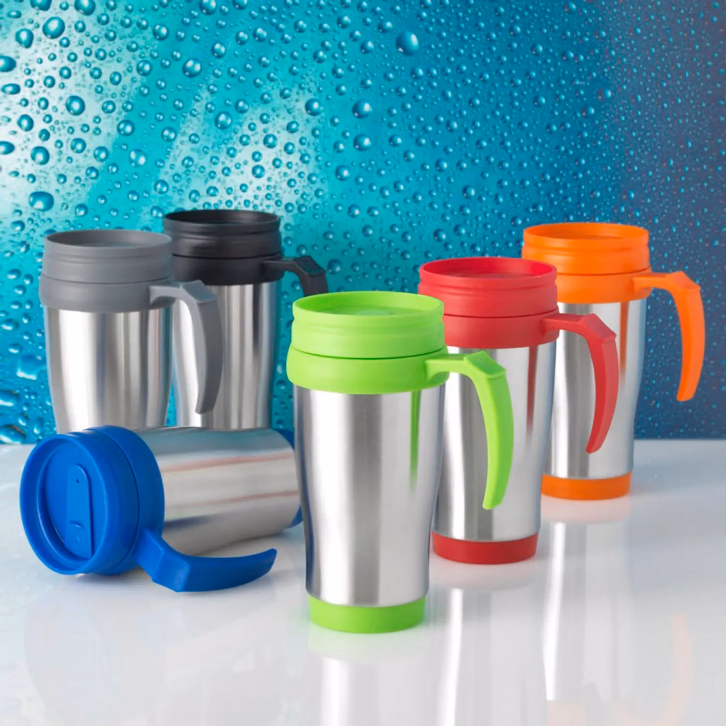 Bullet Sanibel Insulated Mug in Black with Lid and Double Walled Stainless Steel Construction – 3