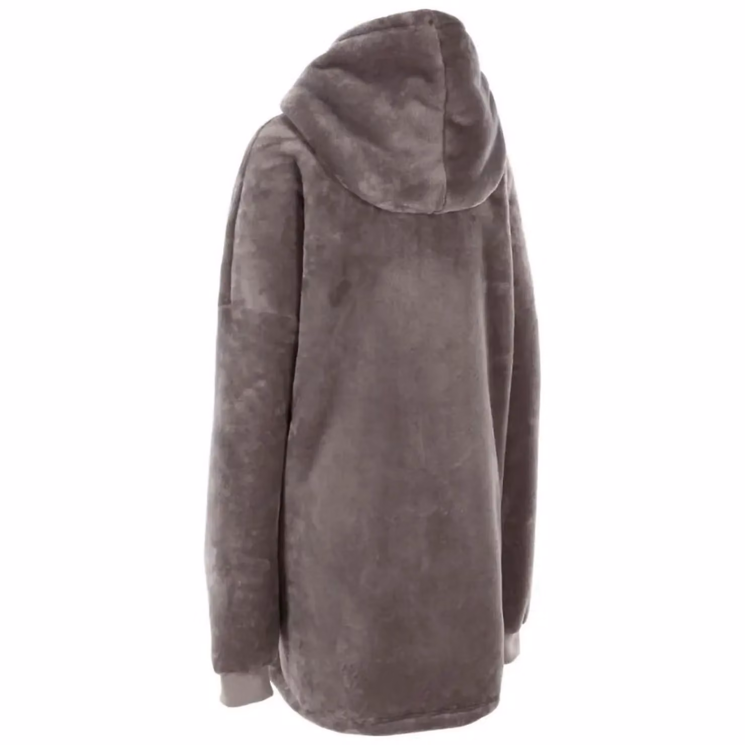 Trespass Women's Cosiness Oversized Hoodie Blanket in Grey with Sleeves and Hood – 2
