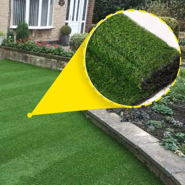 EONLION Natural and Realistic Green Artificial Grass, W: 100 cm x D: 200 cm