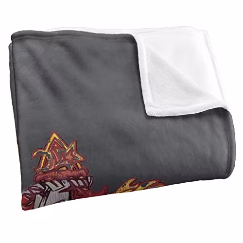 Warner Brothers Harry Potter Gryffindor Rough Crest Fleece Blanket, White, W/D/H: 152 x 127 cm – 2