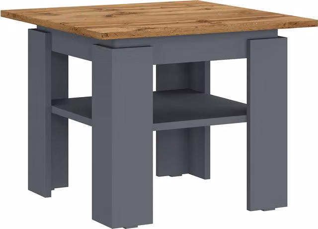 Shefa Line Element Coffee Table in Oak and Graphite