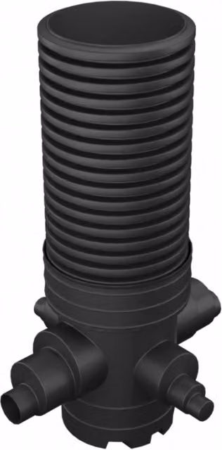 Turtle Enviro Catchpit Chamber Set in Blue and Black, Diameter: 60 cm, Height: 155.5 cm