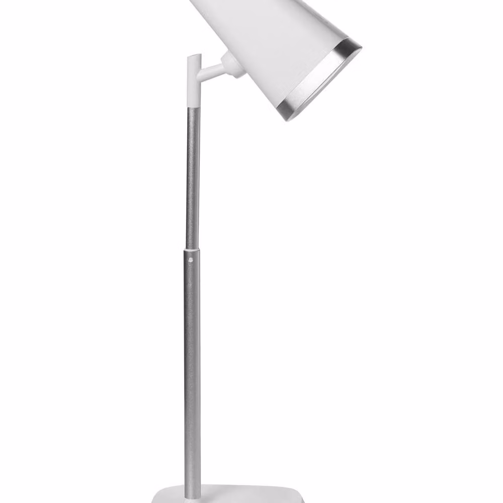 Wyld and Coco 2-in-1 White Desk and Wall Lamp with Detachable Head and Stepless Dimmer – 2
