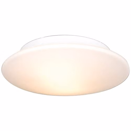 Netlighting Dubro Flush Ceiling Light White W/D/H: 32 x 32 x 8.8 cm