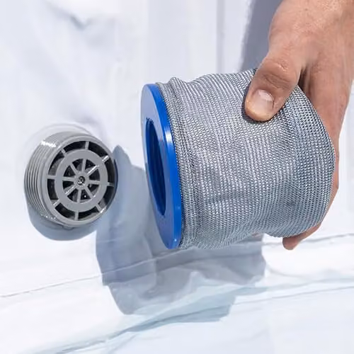 Wave Spas Grey Reusable Hot Tub Filter Sock for Spa Filtration