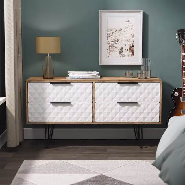 2 U Islay 4 Drawer Bed Box in White – 1