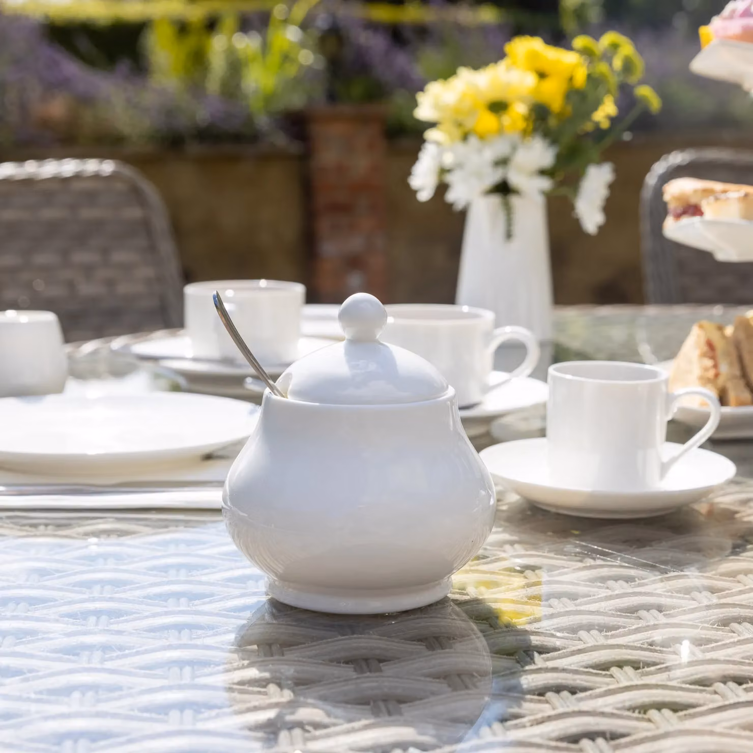 Maxwell & Williams Cashmere Bone China Sugar Bowl in White – 6